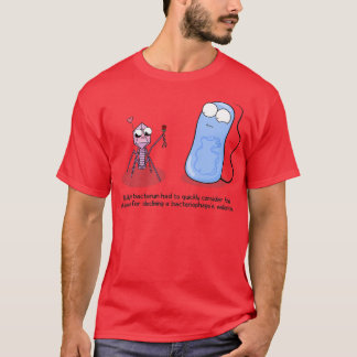 T-shirt Bactériophage Valentine