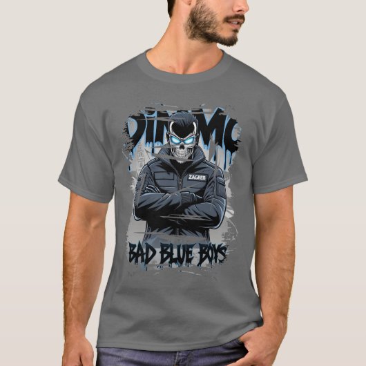 T-shirt Bad Blue Boys Kit for Dinamo Zagreb Fans (Devant)