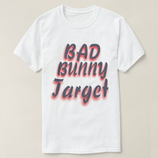 T-shirt Bad Bunny Target  (17) (Design devant)