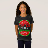 T-Shirt Bad Day to Be Watermelon Funny Fruit (Devant entier)