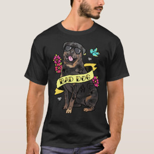 T-shirt Bad Dog Rottweiler Tattoo
