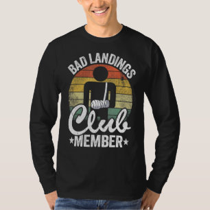 T-shirt Bad Landings Club Membre Broché Main Get Well Brok