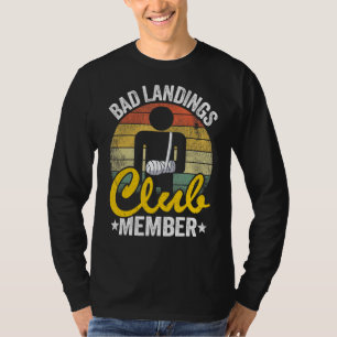 T-shirt Bad Landings Club Membre Broché Main Get Well Brok