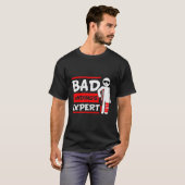 T-shirt Bad Landings Expert Broken Bones Foot Blessure R (Devant entier)