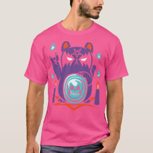 T-shirt Bad Luck Satanic Chat Manekineko par Tobe Fonseca
