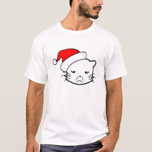 T-shirt Bad Mood Chat Édition de Noël