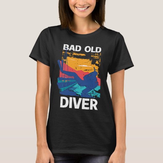 T-shirt Bad Old Diver  1 (Devant)