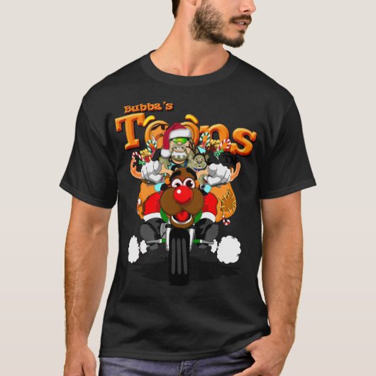 T-shirt Bad Père Noël - Bubba Claus (Devant)
