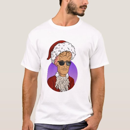 T-shirt Bad Santa NO SMOKING (Devant)