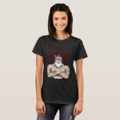 T-shirt Bad tattoo santa christmas (Devant entier)