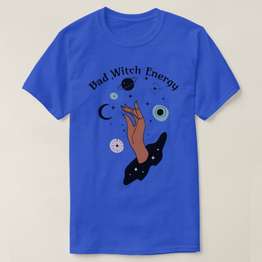 T-shirt Bad Witch Energy Halloween 1 (Design devant)
