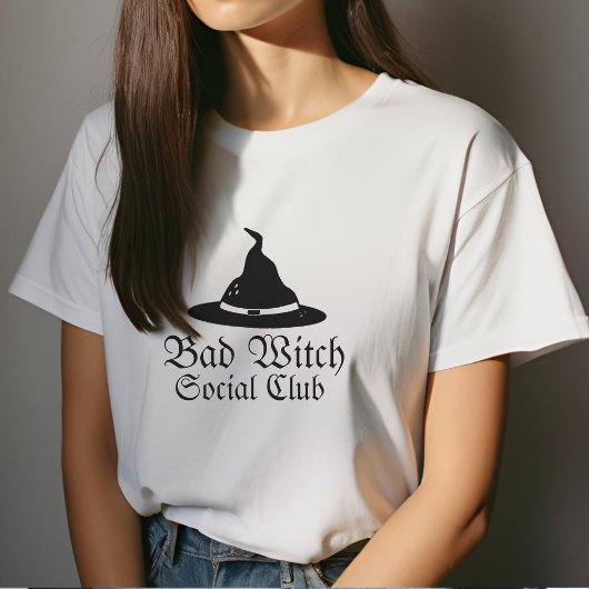 T-shirt Bad Witch Social Club Femmes Halloween
