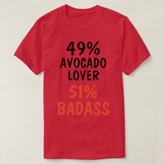 T-shirt Badass Adulte Avocado (Design devant)