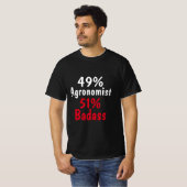 T-shirt Badass agronomiste (Devant entier)