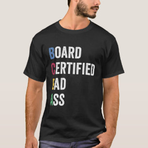 T-shirt Badass Certifié Du Bureau Pour Bcba Et Comportemen