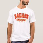 T-shirt Badass Papa Club Retro Cool Amusant tendance<br><div class="desc">Joignez-vous au Club Papa Badass avec cette chemise cool ! Design rétro tendance pour un cadeau de Fête des pères amusant. Bravo aux papas géniaux !</div>