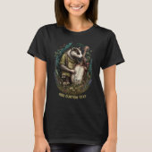 T-shirt Bade mignonne jouant un banjo, Amateurs de Badger (Devant)