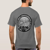 T-shirt Badge avant IBM Back 75 ans T (Dos)