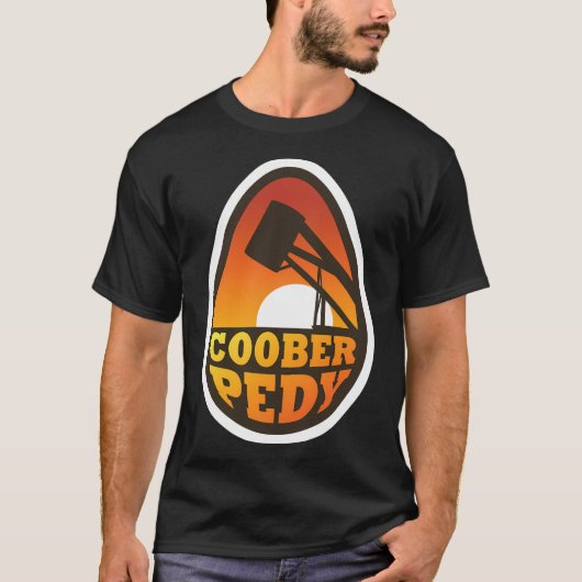 T-shirt Badge Coober Pedy (Devant)