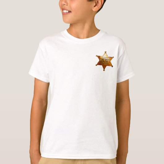 T-shirt Badge d'Antique Sheriff (Devant)