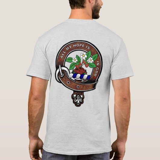 T-shirt Badge de clan Fraser (Dos)