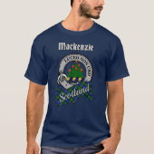 T-shirt Badge de clan Mackenzie & Tartan (Devant)