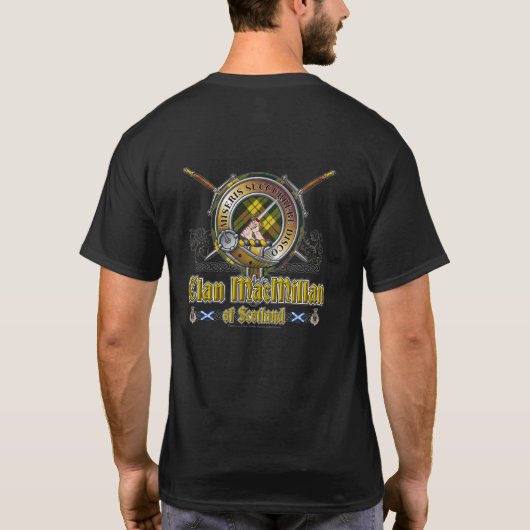 T-shirt Badge de clan MacMillan (Dos)