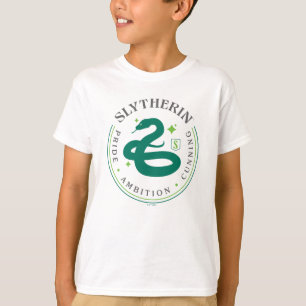 T-shirt Badge de fierté de la maison serpent vert SLYTHERI