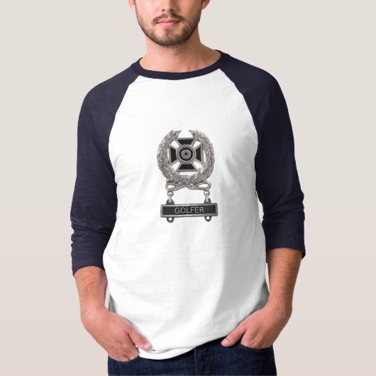 T-shirt Badge de Golfer Expert (Devant)