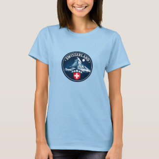 T-shirt Badge de l'héritage du Matterhorn suisse