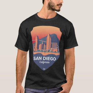 T-shirt Badge de San Diego