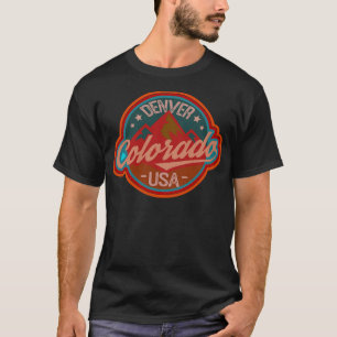T-shirt Badge Denver Colorado