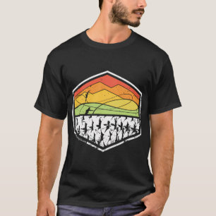 T-shirt Badge d'honneur en poursuivant l'échelle