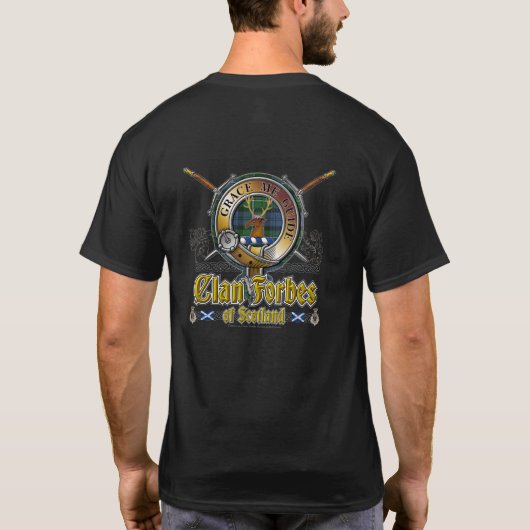 T-shirt Badge du clan Forbes (Dos)