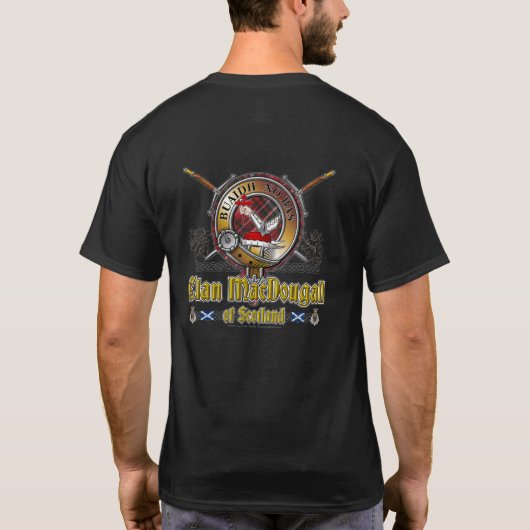 T-shirt Badge du clan MacDougall (Dos)