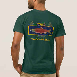 T-shirt Badge du pêcheur de combat de l'Alaska