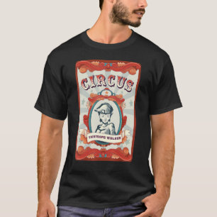 T-shirt Badge du personnel de cirque vintage Funambulisme