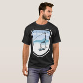 T-shirt Badge Mt Ruapehu (Devant entier)