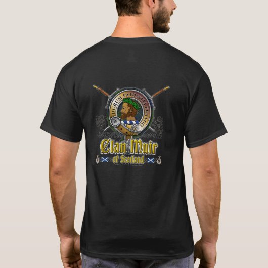 T-shirt Badge Muir Clan (Dos)