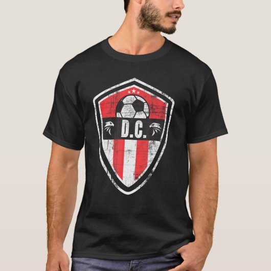 T-shirt Badge original de l'aigle de Washington D C Soccer (Devant)