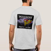 T-shirt Badge Pathfinder - "Premier En Dernier" (Dos)