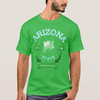T-shirt Badge patriotique de l'État de l'Arizona