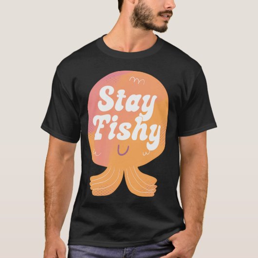 T-shirt Badge Reste Poisson (Devant)