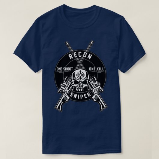 T-SHIRT BADGE SNIPER (Design devant)