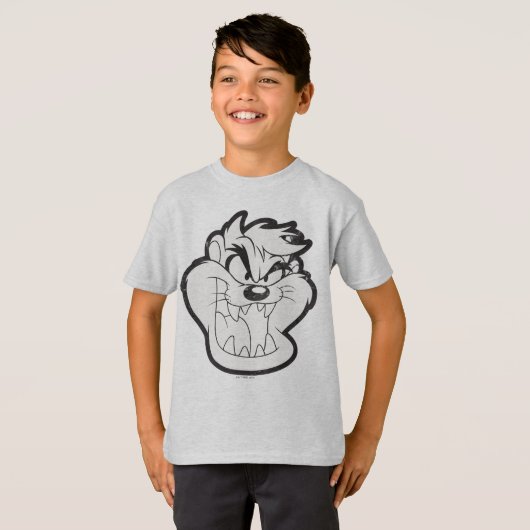 T-shirt Badge TAZ™ Evil Grin (Devant entier)