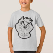 T-shirt Badge TAZ™ Evil Grin (Devant)