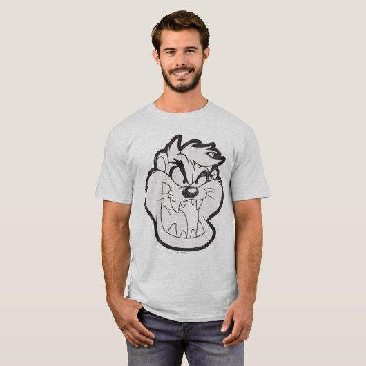 T-shirt Badge TAZ™ Evil Grin (Devant entier)