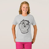 T-shirt Badge TAZ™ Evil Grin (Devant entier)