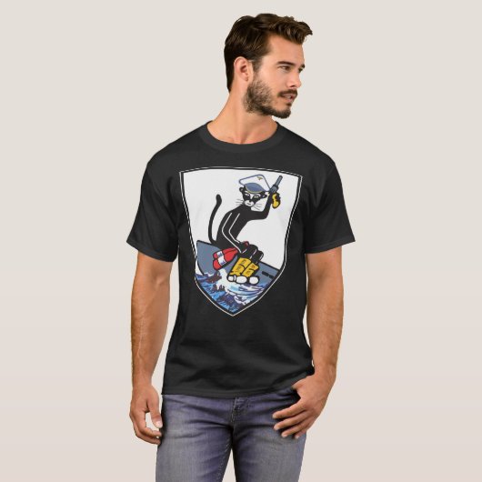 T-shirt Badge U-953 Unterseeboot - U-Boot (Style propre) C (Devant entier)