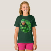 T-shirt Badge vert Carapace (Devant entier)